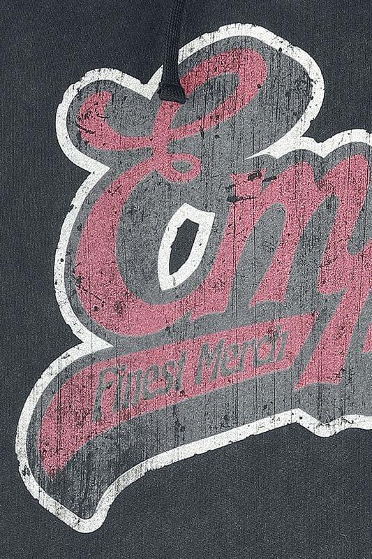 Gothicana By Emp "Hoodie With Vintage EMP Logo" Hoodie Black By EMP Stage Collection