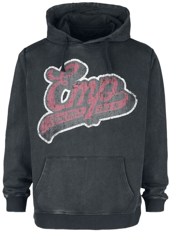 gothicana by emp "Hoodie with vintage EMP logo" Hoodie black by EMP Stage Collection