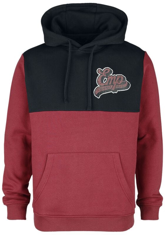 gothicana by emp "Hoodie with vintage EMP logo" Hoodie black-orange by EMP Stage Collection
