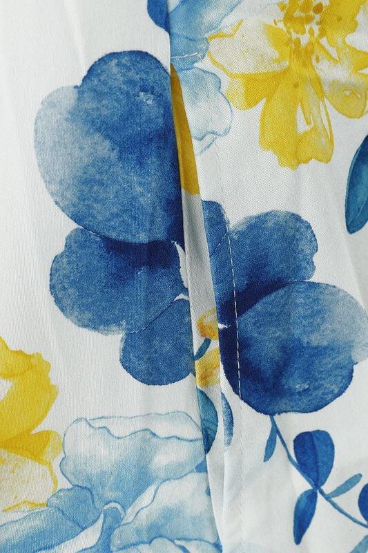 Gothicana By Emp "Hope Floral Swing Dress" Midi Dress Multicolour By H&R London