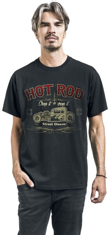 Gothicana By Emp "Hot Rod Street Classic" T-Shirt Black By Hot Rod Street Classic