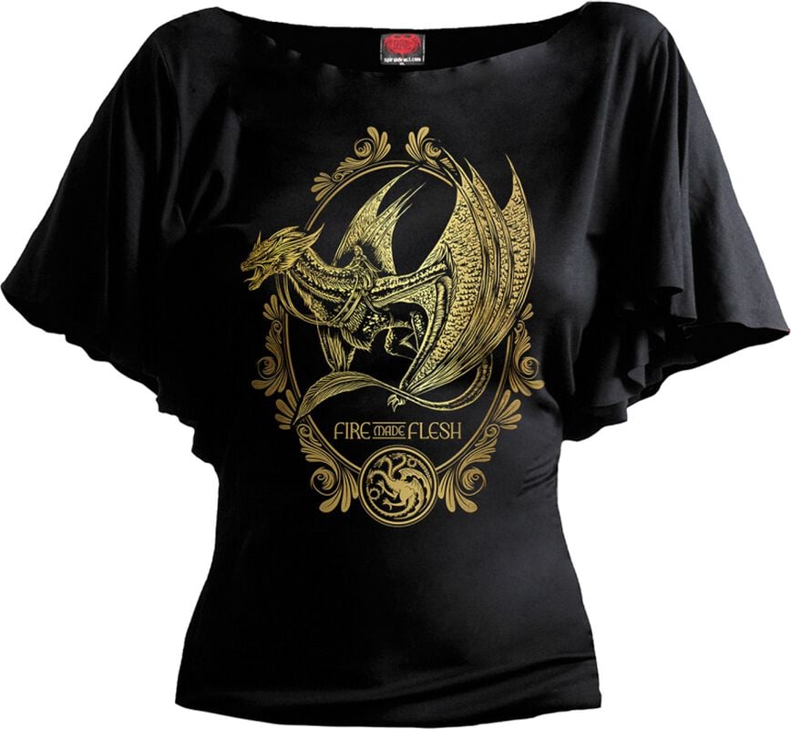 gothicana by emp "House of the Dragon - 2 - Filigree" T-Shirt black by Game of Thrones
