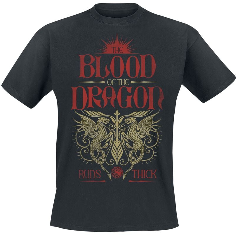 gothicana by emp "House of the Dragon - Blood Of The Dragon" T-Shirt black by Game of Thrones