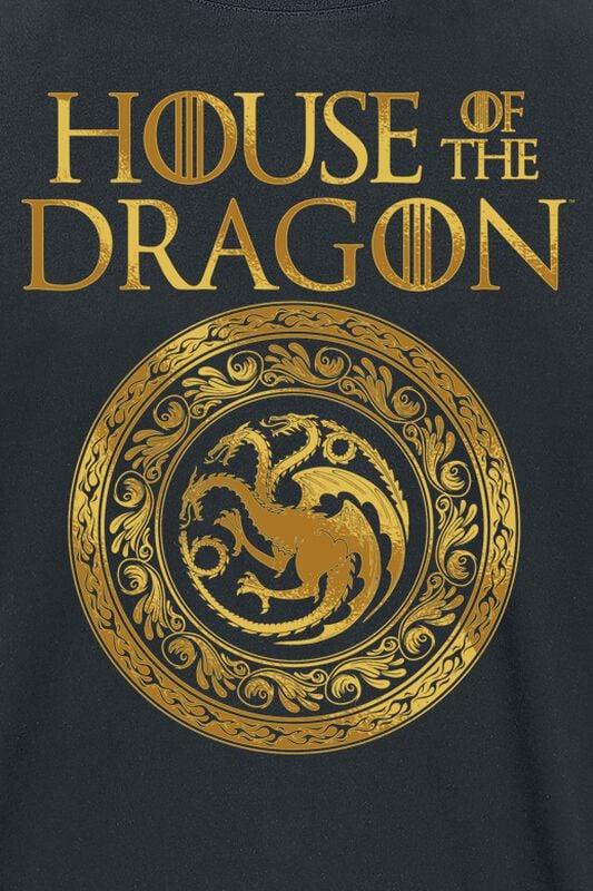 Gothicana By Emp "House Of The Dragon - Ornament Sigil" T-Shirt Black By Game Of Thrones