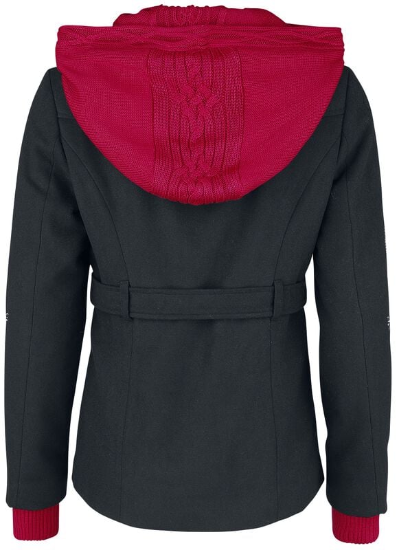 Gothicana By Emp "House Of The Dragon" Winter Jacket Black By Game Of Thrones