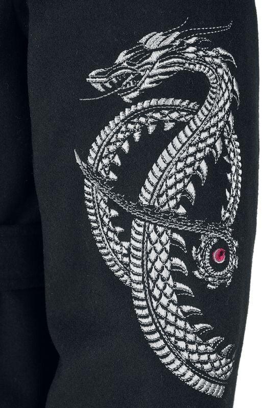 Gothicana By Emp "House Of The Dragon" Winter Jacket Black By Game Of Thrones