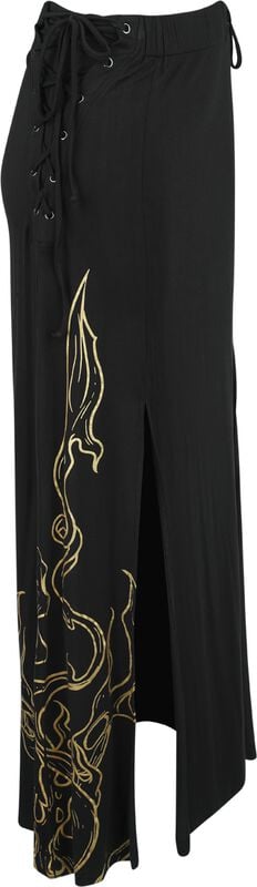 Gothicana By Emp "House Targaryen" Maxi Skirt Black By Game Of Thrones