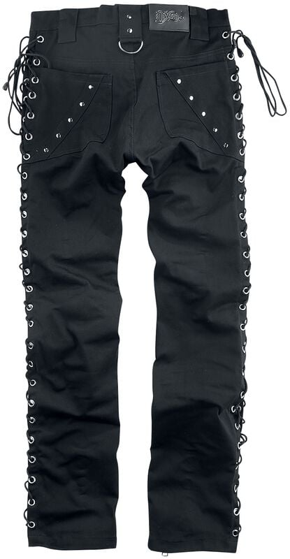 Gothicana By Emp "Hudson Pants" Cloth Trousers Black By Vixxsin