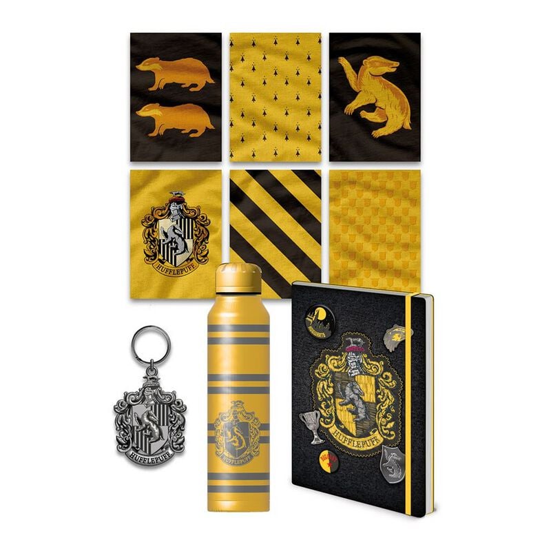 Gothicana By Emp "Hufflepuff - Crest" Fan Package Multicolour By Harry Potter