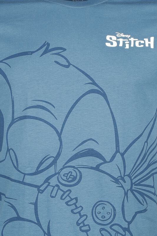 Gothicana By Emp "Hugging Stitch" T-Shirt Blue By Lilo & Stitch