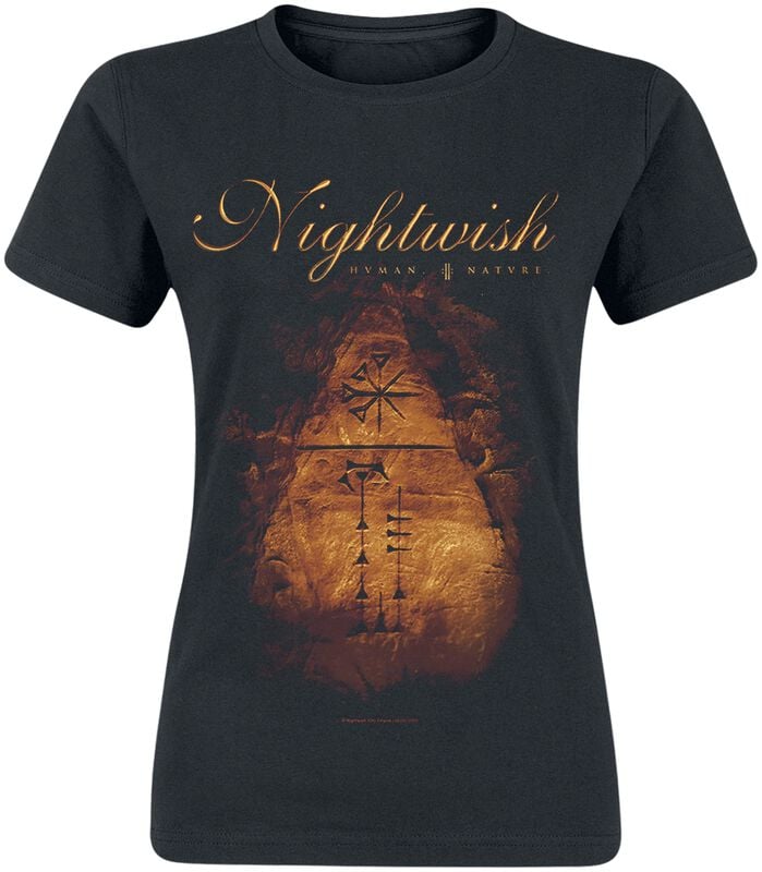 gothicana by emp "Human. :||: Nature." T-Shirt black by Nightwish
