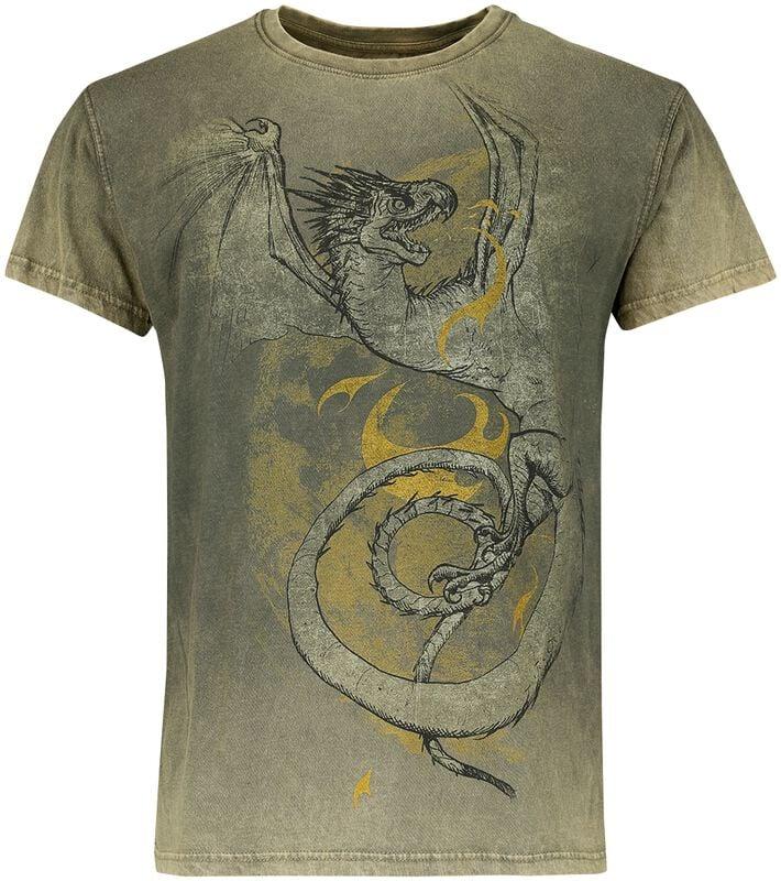 gothicana by emp "Hungarian Horntail" T-Shirt green by Harry Potter