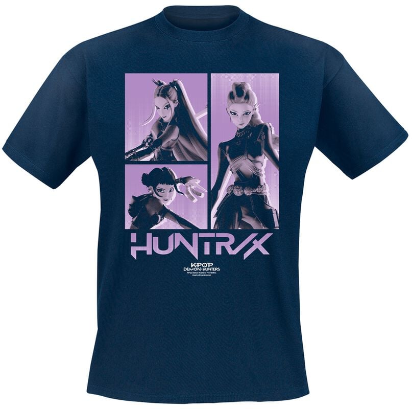 gothicana by emp "Huntrix" T-Shirt navy by KPop Demon Hunters