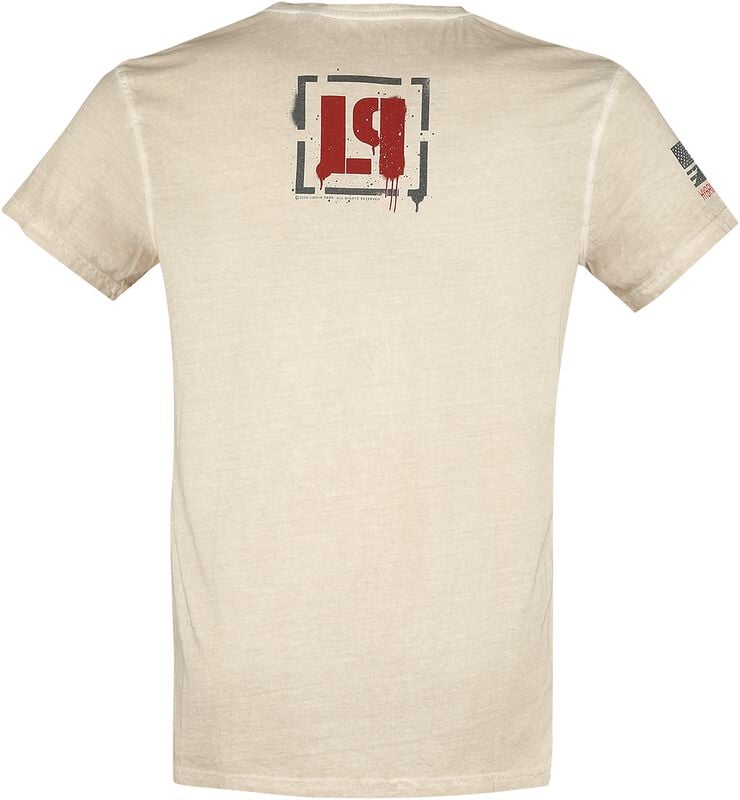 Gothicana By Emp "Hybrid Theory" T-Shirt Off White By Linkin Park