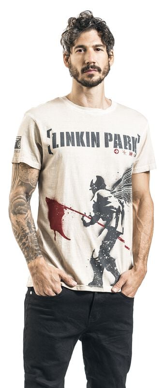 Gothicana By Emp "Hybrid Theory" T-Shirt Off White By Linkin Park