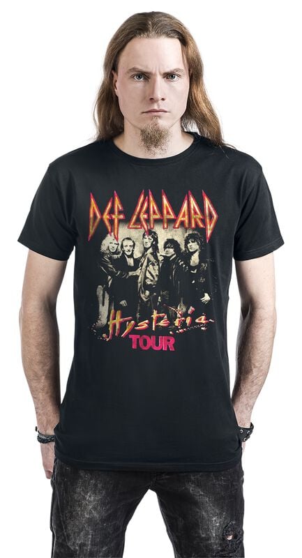 Gothicana By Emp "Hysteria Tour" T-Shirt Black By Def Leppard