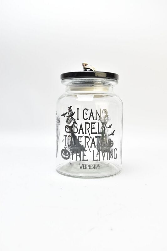 Gothicana By Emp "I Can Barely Tolerate The Living - Storage Jar" Storage Box Multicolour By Wednesday