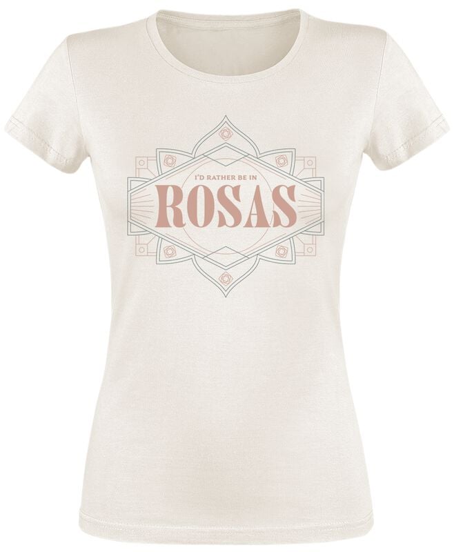 gothicana by emp "I’d rather be in rosas" T-Shirt natural by Wish