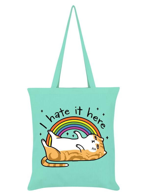gothicana by emp "I Hate It here" Fabric bag mint by Tierisch