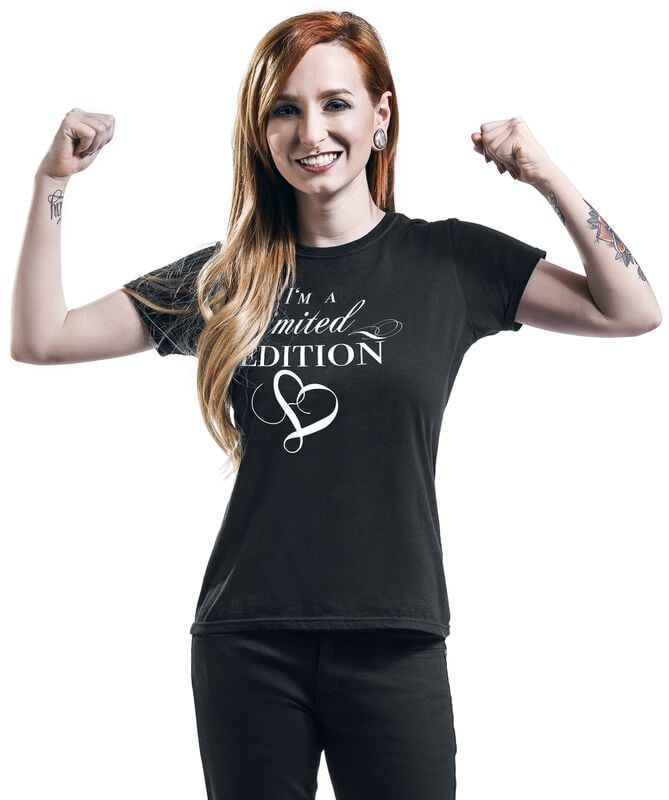 Gothicana By Emp "I'm A Limited Edition" T-Shirt Black By Slogans