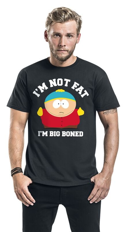 Gothicana By Emp "I'm Not Fat I'm Big Boned " T-Shirt Black By South Park