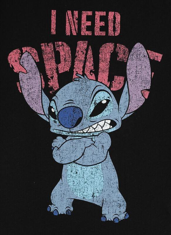 Gothicana By Emp "I Need Space" T-Shirt Black By Lilo & Stitch