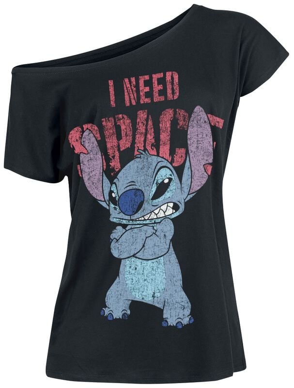 gothicana by emp "I Need Space" T-Shirt black by Lilo & Stitch
