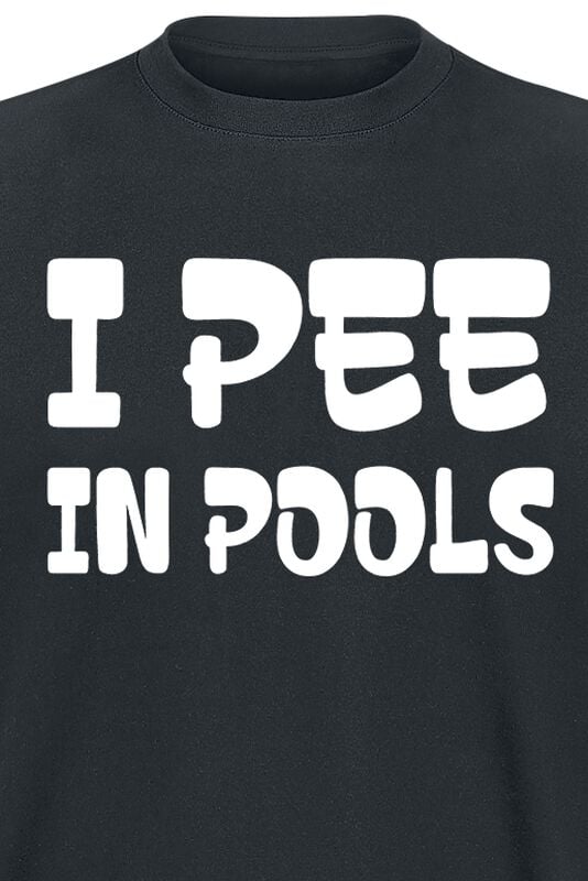 Gothicana By Emp "I Pee In Pools" T-Shirt Black By Slogans