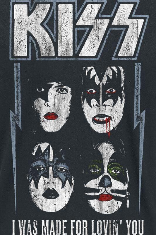 Gothicana By Emp "I Was Made For Lovin' You" T-Shirt Black By Kiss