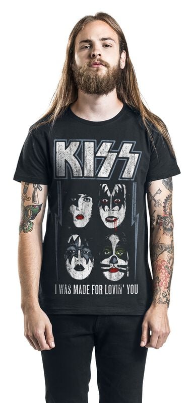 Gothicana By Emp "I Was Made For Lovin' You" T-Shirt Black By Kiss
