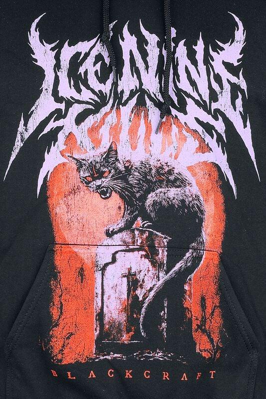 Gothicana By Emp "Ice Nine Kills - Cat Hoodie" Hoodie Black By Blackcraft Cult