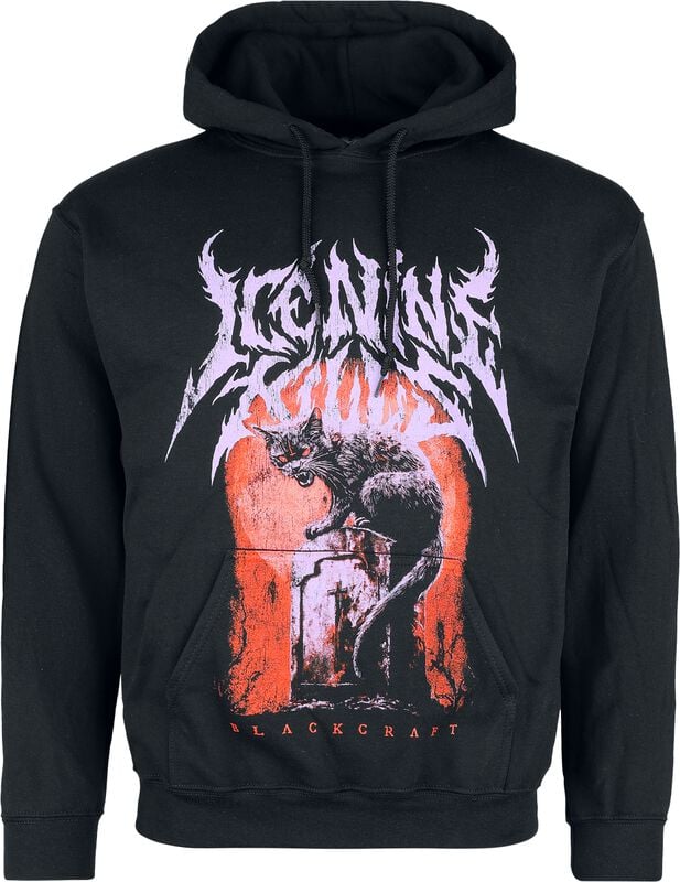 gothicana by emp "Ice Nine Kills - Cat Hoodie" Hoodie black by Blackcraft Cult