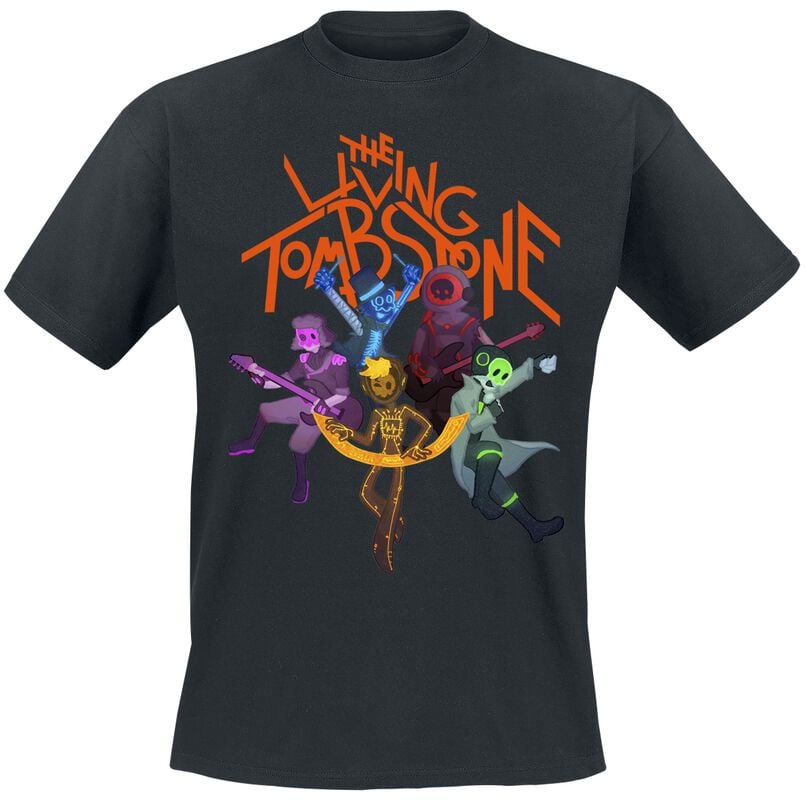 gothicana by emp "Illustration Band" T-Shirt black by The Living Tombstone