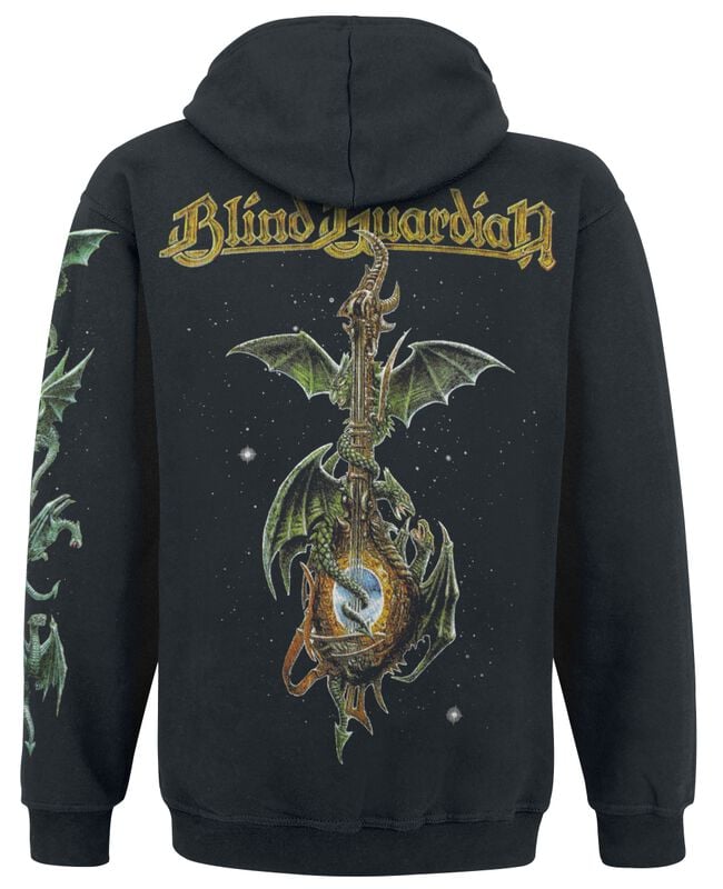 Gothicana By Emp "Imagination From The Other Side - Guitar" Hoodie Jacket Black By Blind Guardian