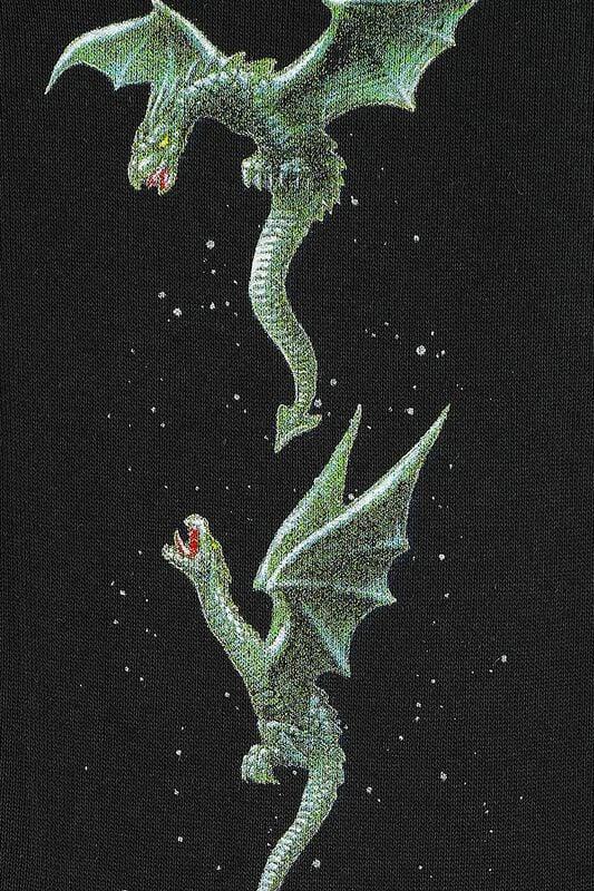 Gothicana By Emp "Imagination From The Other Side - Guitar" Hoodie Jacket Black By Blind Guardian