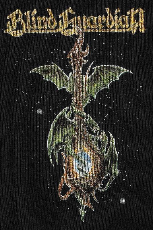 Gothicana By Emp "Imagination From The Other Side - Guitar" Hoodie Jacket Black By Blind Guardian