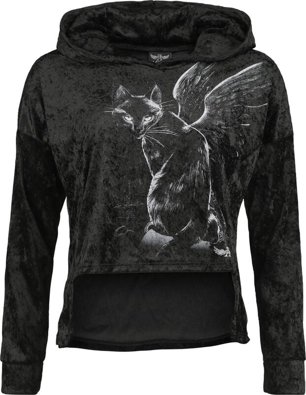 gothicana by emp "Iman" Hoodie black by Alchemy England