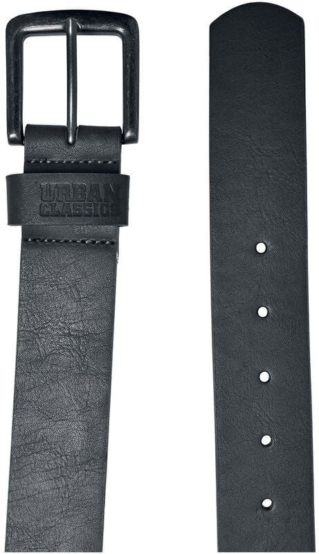 Gothicana By Emp "Imitation Leather Belt" Belt Grey By Urban Classics
