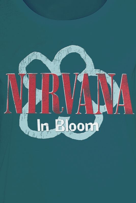 Gothicana By Emp "In Bloom" T-Shirt Petrol By Nirvana