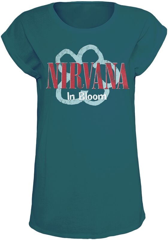gothicana by emp "In Bloom" T-Shirt petrol by Nirvana