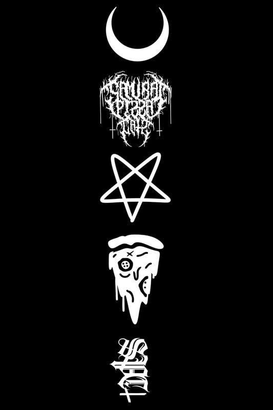 Gothicana By Emp "In Cats We Trust" Long-sleeve Shirt Black By Samurai Pizza Cats