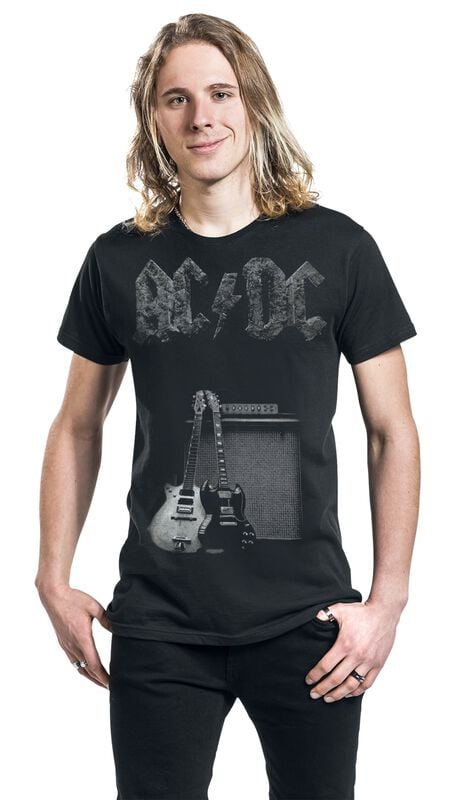 Gothicana By Emp "In Rock We Trust" T-Shirt Black By AC/DC