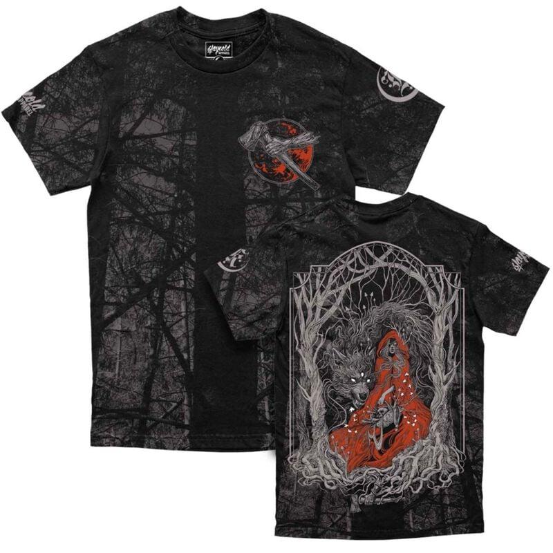 gothicana by emp "In the Woods - Customised Regular T-shirt (200GSM)" T-Shirt black-grey by Stay Cold Apparel