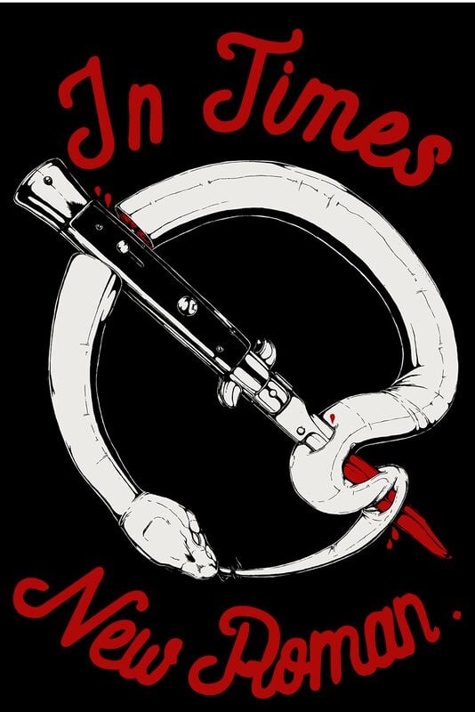 Gothicana By Emp "In Times New Roman - Snake Logo" Hoodie Black By Queens Of The Stone Age