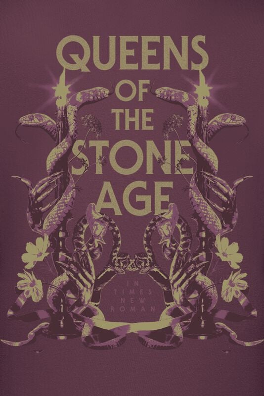 Gothicana By Emp "In Times New Roman - Snakes" T-Shirt Burgundy By Queens Of The Stone Age