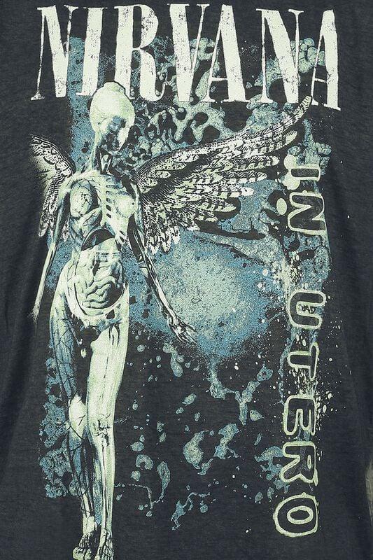 Gothicana By Emp "In Utero Vertical" T-Shirt Black By Nirvana