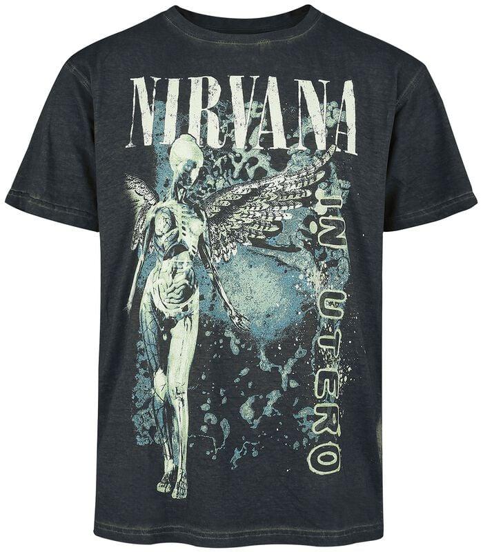gothicana by emp "In Utero Vertical" T-Shirt black by Nirvana