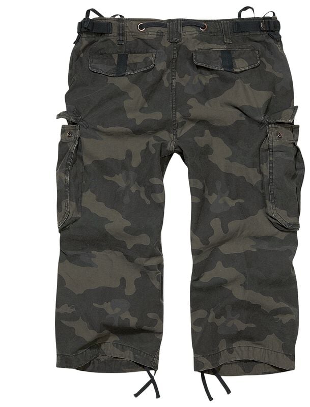 Gothicana By Emp "Industry Vintage 3/4" Shorts Dark Camo By Brandit