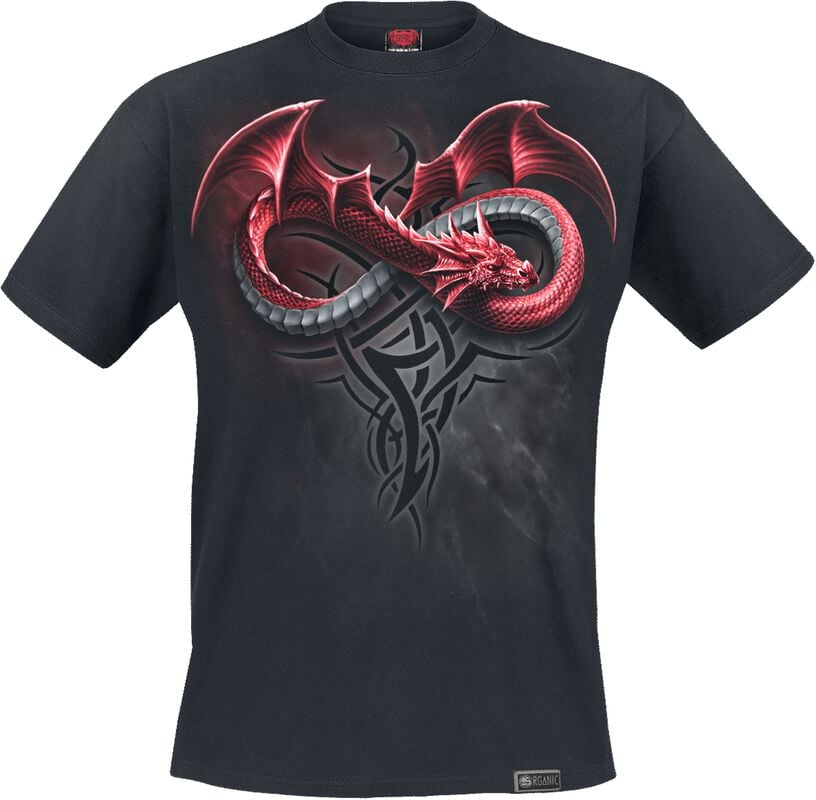 gothicana by emp "Infinity Dragons" T-Shirt black by Spiral