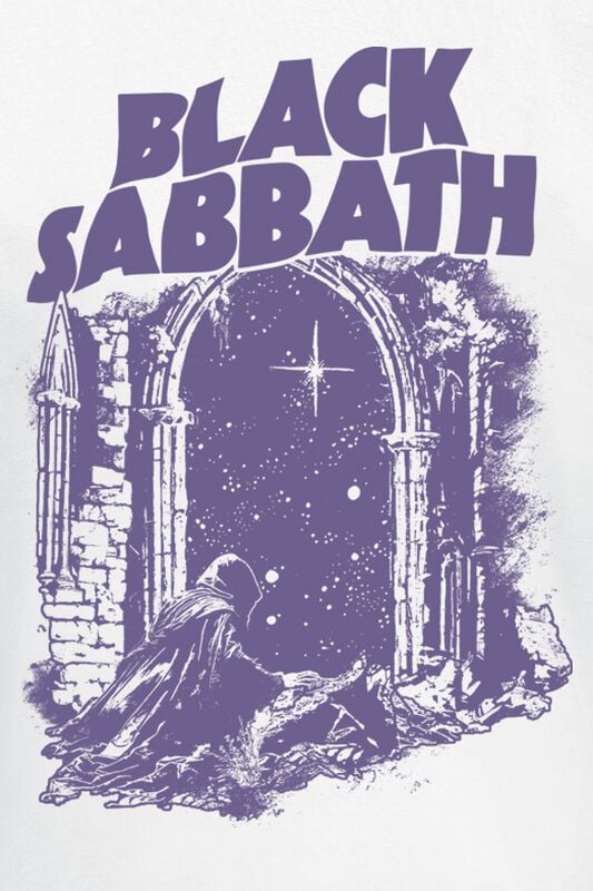 Gothicana By Emp "Into The Void" T-Shirt White By Black Sabbath